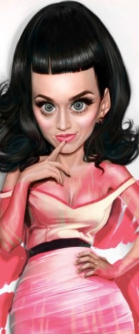 99px.ru аватар Певица Кэти Перри / Katy Perry / в розовом платье
