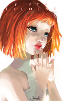 Аватар вконтакте Lilu / Лилу из фильма The Fifth Element / Пятый элемент, by Angela Vianello