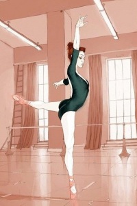 99px.ru аватар Девушка - балерина танцует