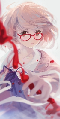Аватар вконтакте Мирай Курияма / Mirai Kuriyama из аниме За гранью / Kyoukai no Kanata, автор Jq