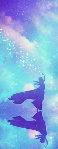 Аватар вконтакте Девушка и ее отражение на фоне облачного неба, by Nikita Gill