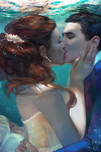 99px.ru аватар Жених и невеста целуются под водой
