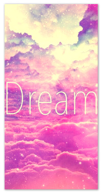 99px.ru аватар Надпись Dream / Мечта на фоне облаков