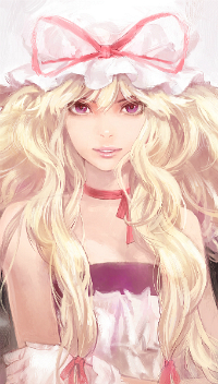 Аватар вконтакте Юкари Якумо / Yukari Yakumo из игры Проект Восток / Touhou Project