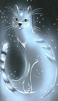 99px.ru аватар Волшебный. сНежный кот, джентльмен и вежливый собеседник, художник Аззи (авторское название)