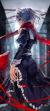 99px.ru аватар Сакуя Изаеи / Sakuya Izayoi из серии игр Touhou Project / Проект Восток