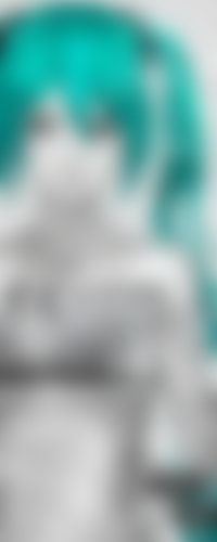 99px.ru аватар Vocaloid Miku Hatsune / Вокалоид Мику Хацуне прикрывает грудь табличкой (Интернет-герой)