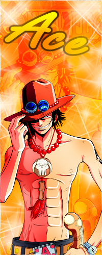 99px.ru аватар Портгас Ди Эйс / Portgas D. Ace держится за шляпу и улыбается из аниме Ван пис / One Piece