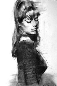 Аватар вконтакте Портрет девушки, art by Zhaoming Wu