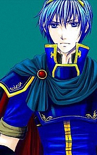 99px.ru аватар Марф / Marth в синих одеждах из игры Знак огня / Fire emblem
