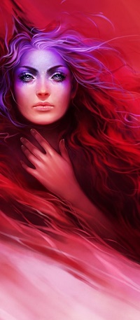 Аватар вконтакте Девушка в ярком изображении, ву Charlie Bowater
