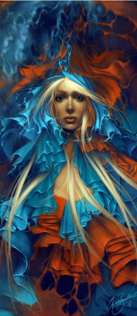 Аватар вконтакте Белокурая девушка, ву Charlie Bowater