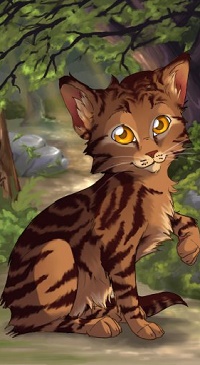 Аватар вконтакте Рисованный котенок сидит на дорожке, by jessyr