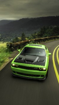 99px.ru аватар Dodge Challenger SRT на горной трассе