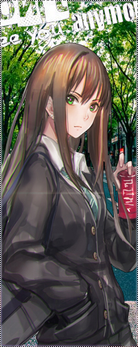 Аватар вконтакте Рин Сибуя / Rin Shibuya из аниме Идолмастер: Девушки-золушки / The iDOLM@STER Cinderella Girls в школьной форме, держит в руке баночку с напитком