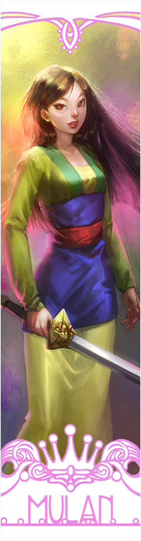 99px.ru аватар Принцесса Мулан / Mulan, by hart-coco