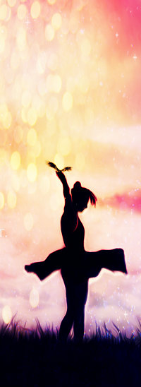99px.ru аватар Девушка стоит на фоне неба