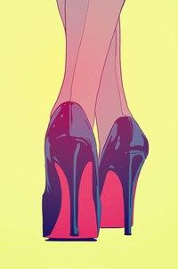 99px.ru аватар Женские ножки в чулках со стрелочкой и туфлях на шпильке, by Giuseppe Cristiano