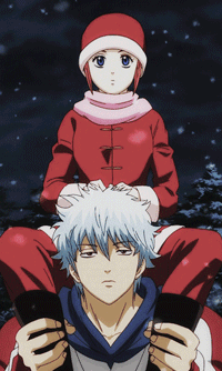 Аватар вконтакте Кагура / Kagura и Саката Гинтоки / Sakata Gintok из аниме Гинтама / Gintama