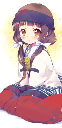 Аватар вконтакте Мачи Амаядори / Machi Amayadori из аниме Жрица и медведь / Kuma Miko