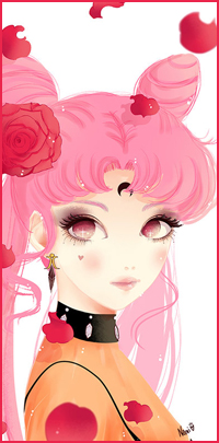 Аватар вконтакте Chibiusa / Чибиуса в образе Темной Леди из аниме Сейлор Мун / Sailor Moon, by Sugar Nami