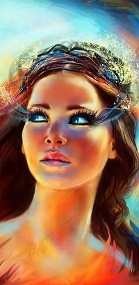 Аватар вконтакте Katniss Everdeen / Кэтнисс Эвердиин, героиня фильма The Hunger Games / Голодные игры, роль которой исполняет актриса Jennifer Lawrence / Дженнифер Лоуренс