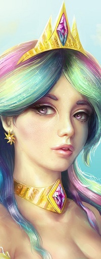Аватар вконтакте Принцесса Селестия / Princess Celestia из мультсериала Дружба — это чудо / My Little Pony: Friendship Is Magic, by Indiron