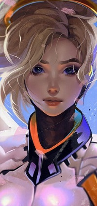 Аватар вконтакте Красивая девушка с голубыми глазами, by NUMYUMY