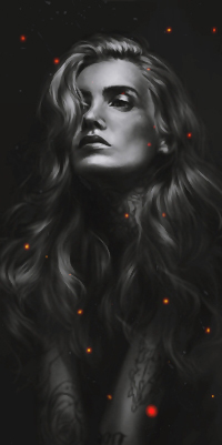 Аватар вконтакте Портрет девушки в татуировках, by h1fey