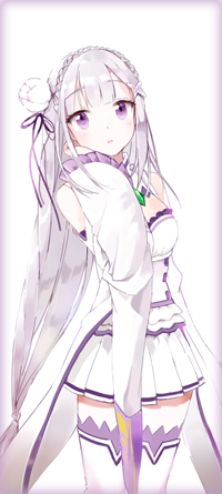 Аватар вконтакте Эмилия / Emilia из аниме из аниме Re: Жизнь в альтернативном мире с нуля / Re:Zero kara Hajimeru Isekai Seikatsu