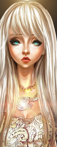 99px.ru аватар Девушка с голубыми глазами и длинными белыми волосами
