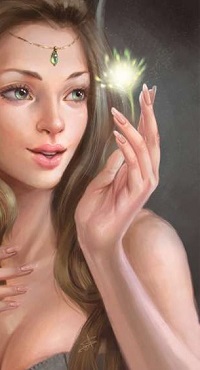 Аватар вконтакте Девушка с магией над рукой, by AyyaSap