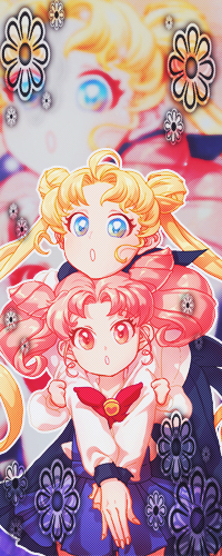 Аватар вконтакте Усаги Цукино и Чибиуса / Usagi Zukino and Chibiusa / из аниме Сейлор мун / anime Sailor moon