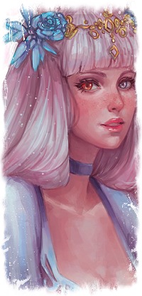 99px.ru аватар Девушка с глазами разного цвета, by serafleur