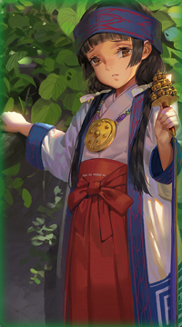 Аватар вконтакте Мачи Амаядори / Machi Amayadori из аниме Жрица и медведь / Kuma Miko