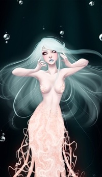 Аватар вконтакте Девушка водяная фея, by Sakasagami