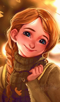 Аватар вконтакте Anna / Анна - героиня мультфильма Frozen / Холодное сердце, by NUMYUMY