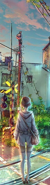 99px.ru аватар Девушка стоит на дороге