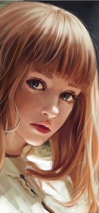 Аватар вконтакте Красивая девушка смотрит на нас, by Hiba-tan