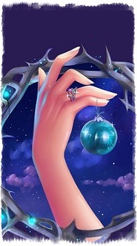 99px.ru аватар В руке девушки новогодний шар