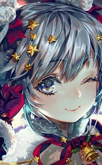 99px.ru аватар Девушка с колокольчиком на шее и звездами на голове, by AkiZero1510