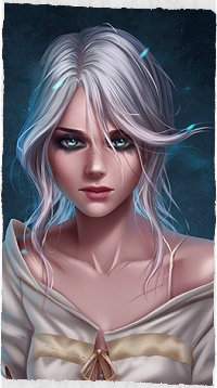Аватар вконтакте Cirilla / Цирилла из игры The Witcher 3 / Ведьмак 3, by Prywinko