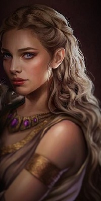 Аватар вконтакте Красивая девушка с длинными волосами и голубыми глазами