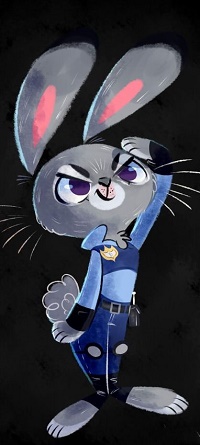 Аватар вконтакте Кролик - офицер Judy из мультфильма Zootopia / Зверополис, by Jazzekat