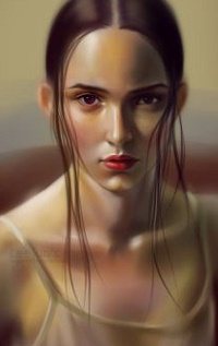 Аватар вконтакте Кареглазая девушка в маечке, by leejun35