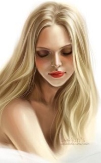 Аватар вконтакте Белокурая девушка с опущенными глазами, by leejun35