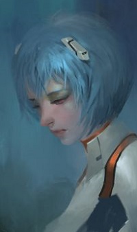 Аватар вконтакте Рей Аянами / Ayanami Rei из аниме Евангелион / Evangelion, by Midfinger
