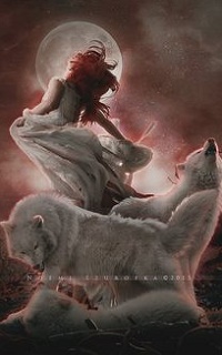 Аватар вконтакте Девушка и белые волки, by shadeley