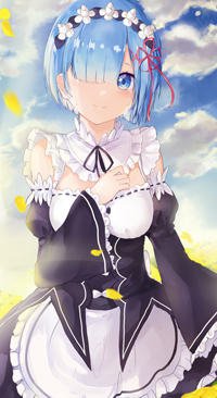 99px.ru аватар Рем / Rem из аниме Re: Жизнь в альтернативном мире с нуля / Re: Zero kara Hajimeru Isekai Seikatsu, by Oretsuu