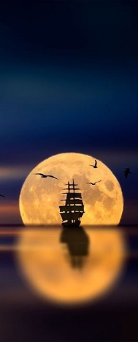99px.ru аватар Парусник на фоне солнца